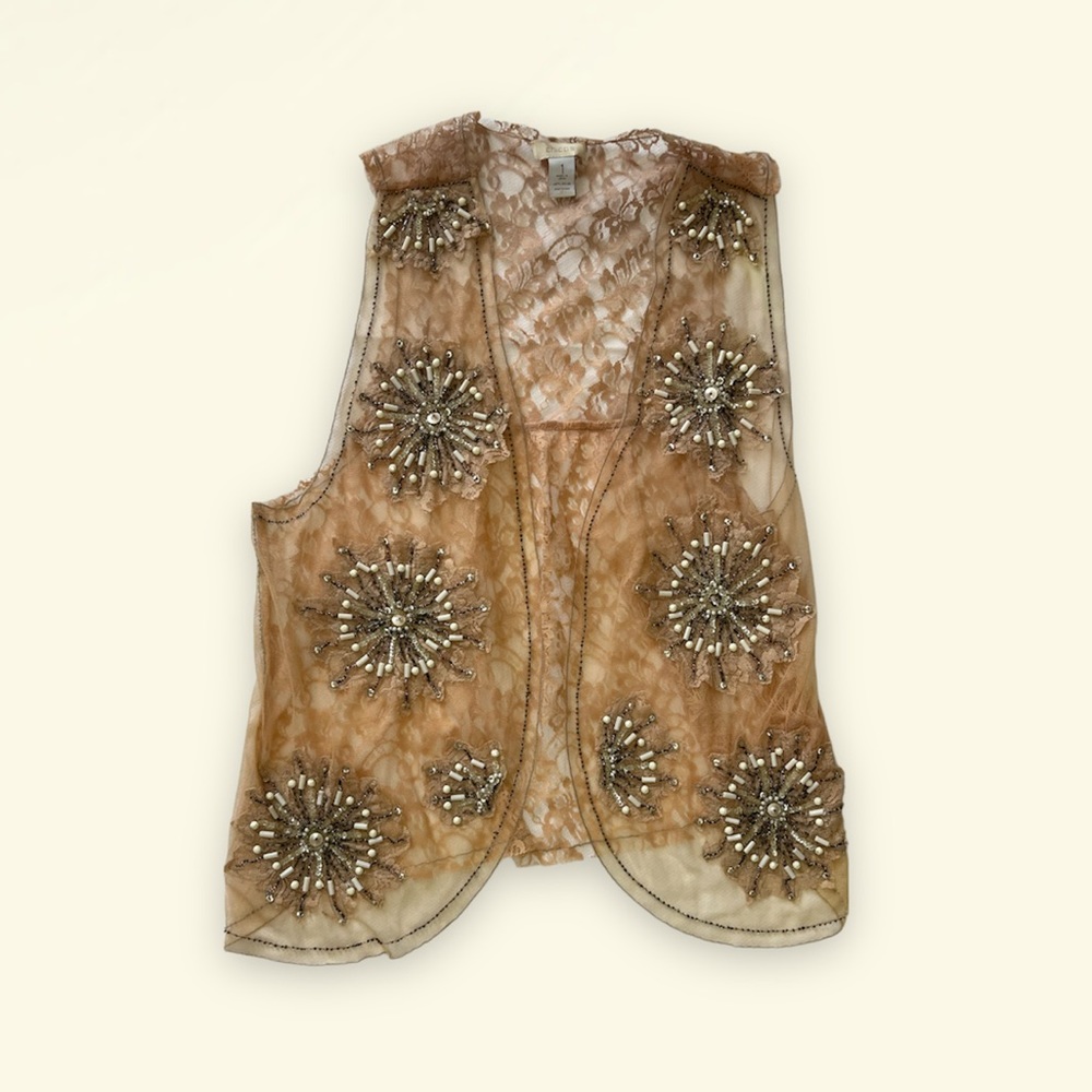 Y2K Rhinestone vest